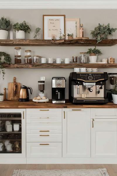 28 Ideen Für Die Perfekte Kaffee-Ecke In Der Kleinen Küche – Stil Ordnung Und Gemütlichkeit