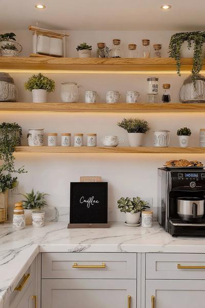 40 Ideen Für Die Perfekte Kaffee-Ecke In Der Kleinen Wohnung