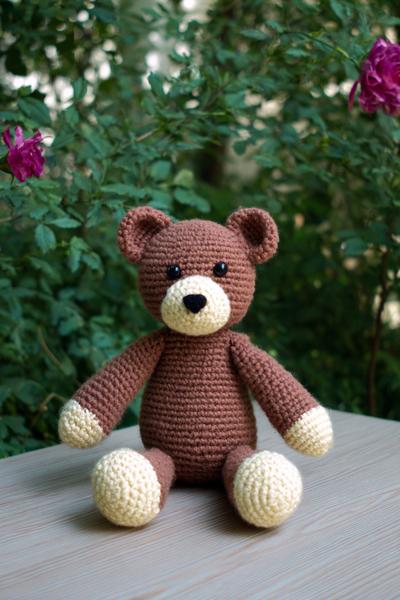 18. Klassischer Teddybär mit runder Schnauze for amigurumi free pattern bear ideas