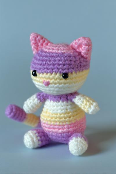 8. Runde Chibi-Katze mit Farbverlauf using for amigurumi free pattern cat ideas