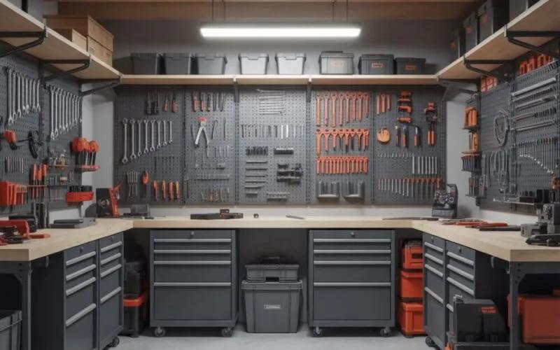 Aufgeräumte Hobbywerkstatt
