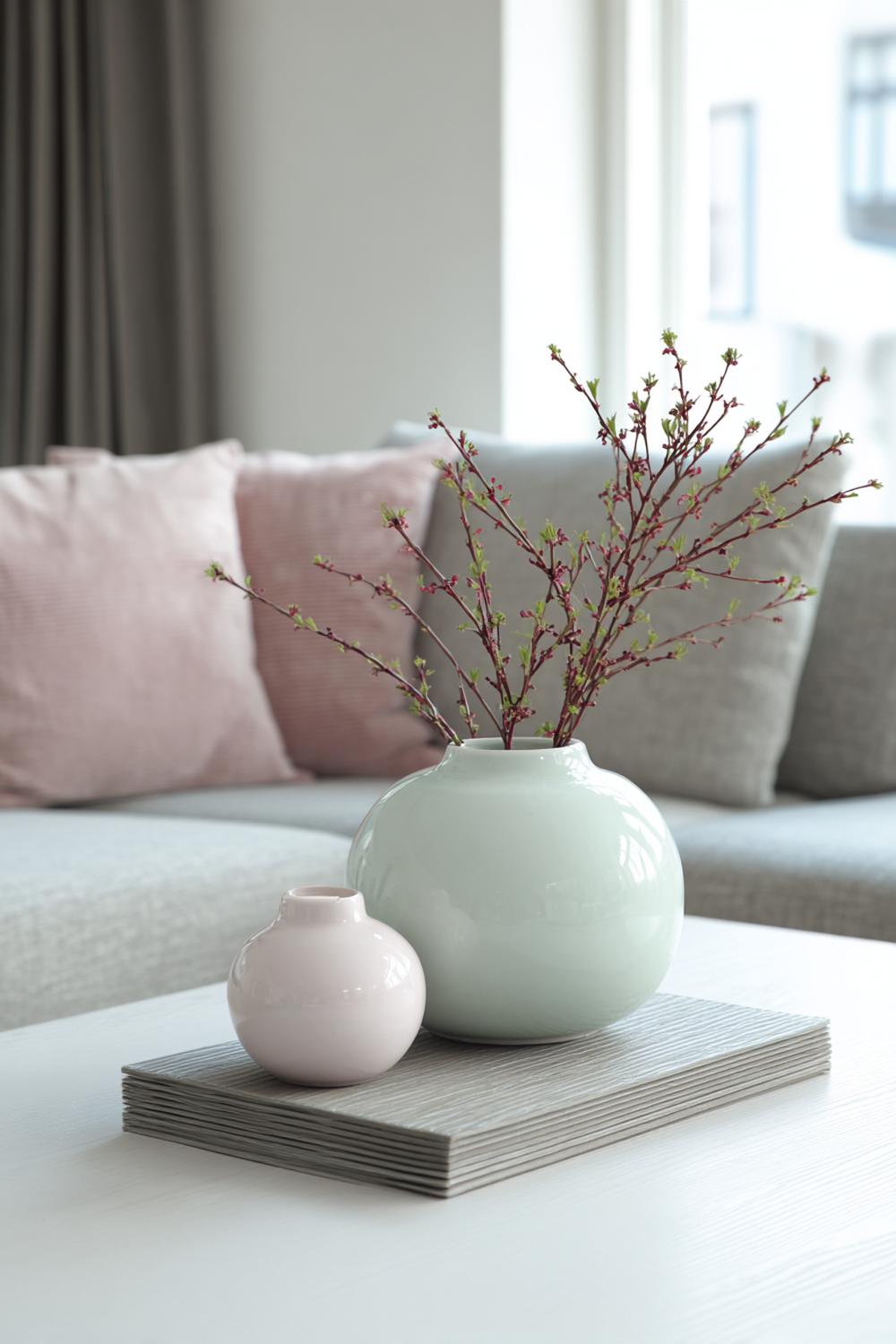 Couchtisch dekorieren minimalistisch: 9 ruhige Ideen für einen stilvollen Wohnzimmertisch