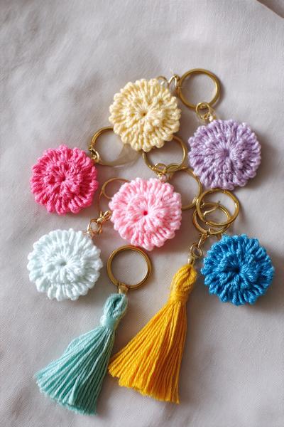 26. Augen sicher gestalten im crochet keychains tutorial mit Sticktechnik
