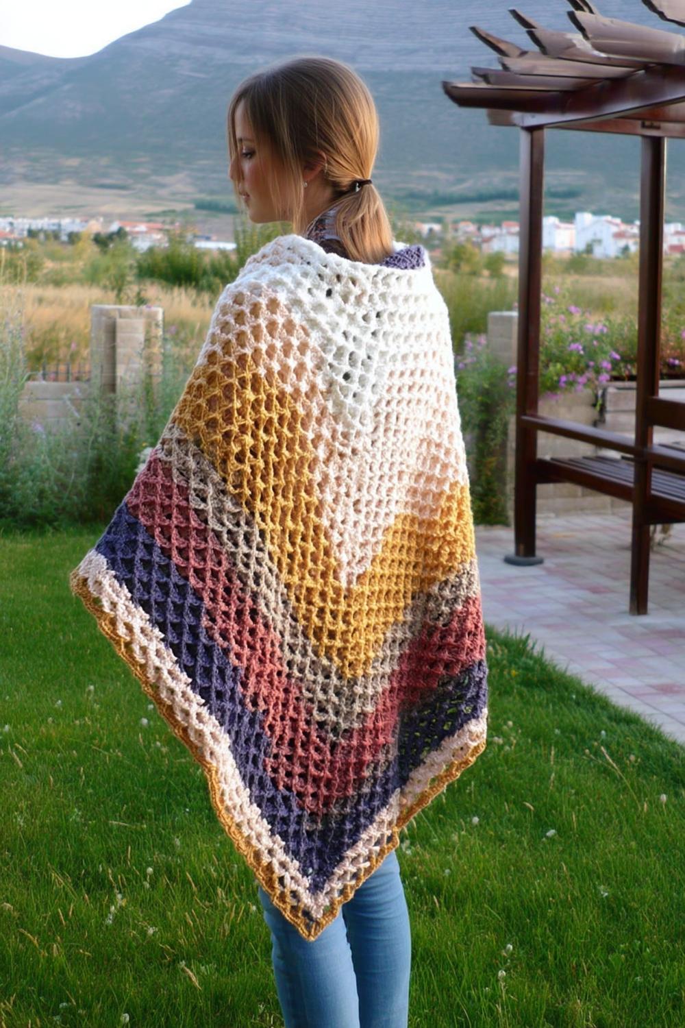 Bergblick Regenbogen