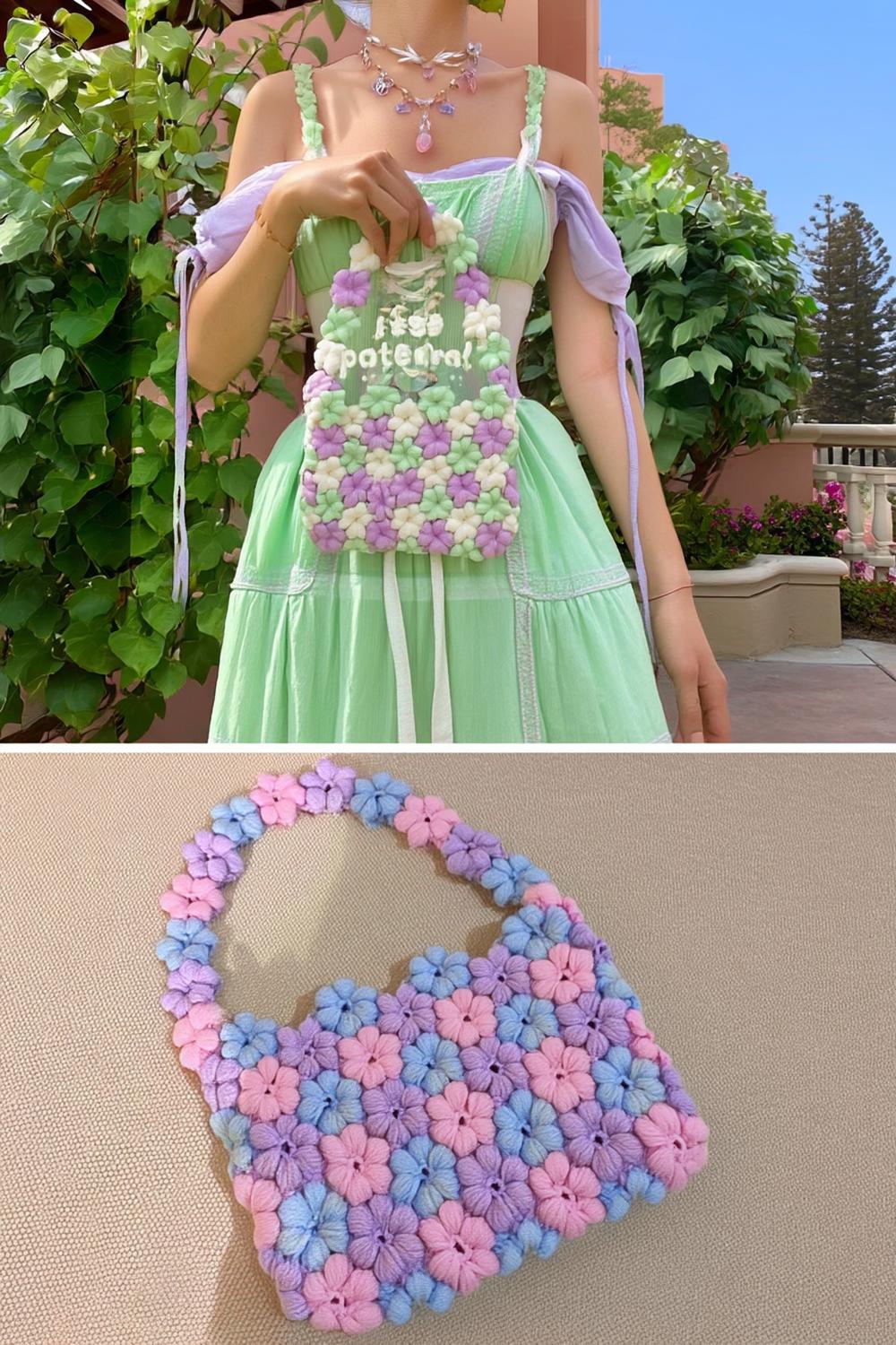 Blütentasche Pastell Traum