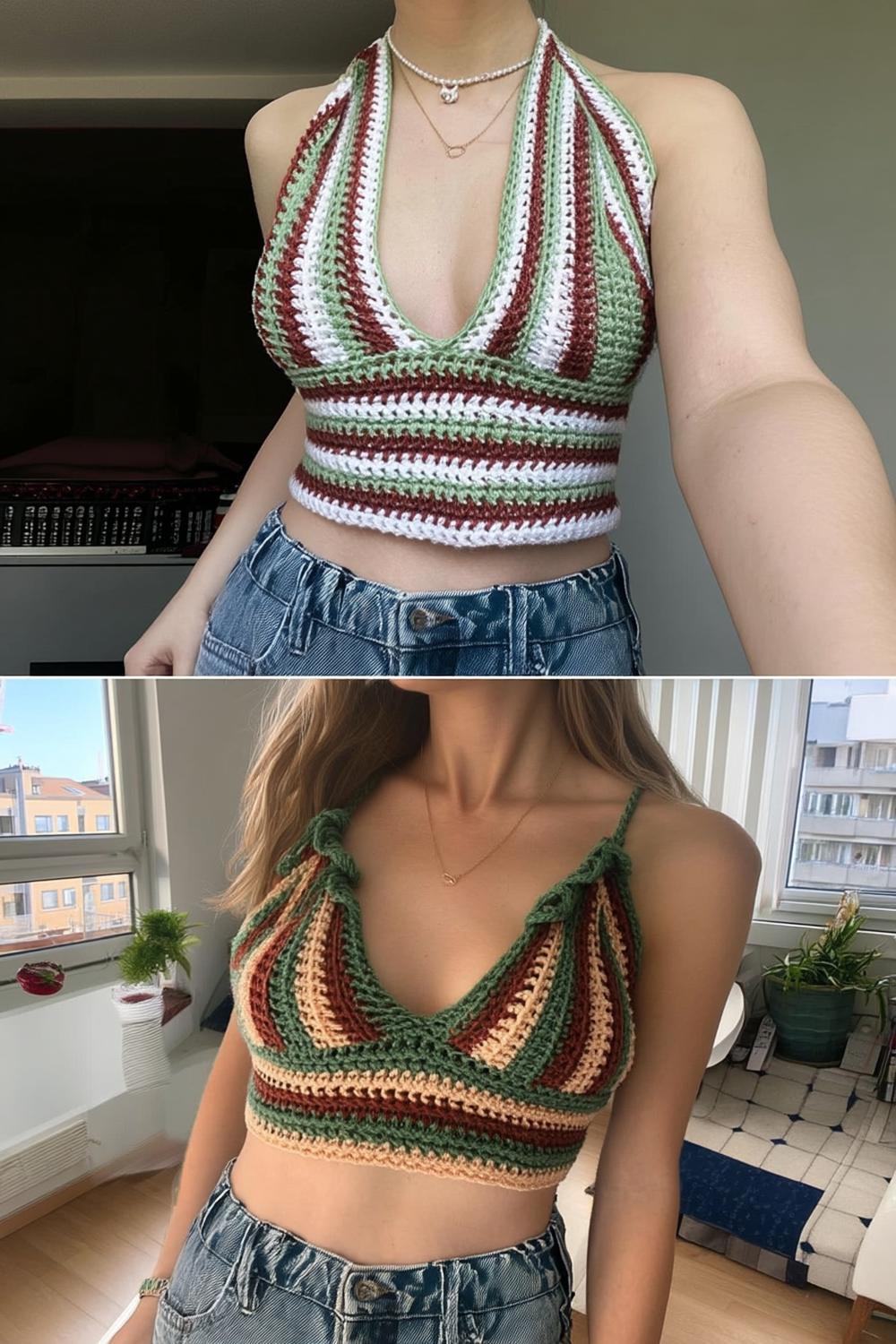 18 kostenlose Häkelanleitungen - Tops, Taschen & mehr