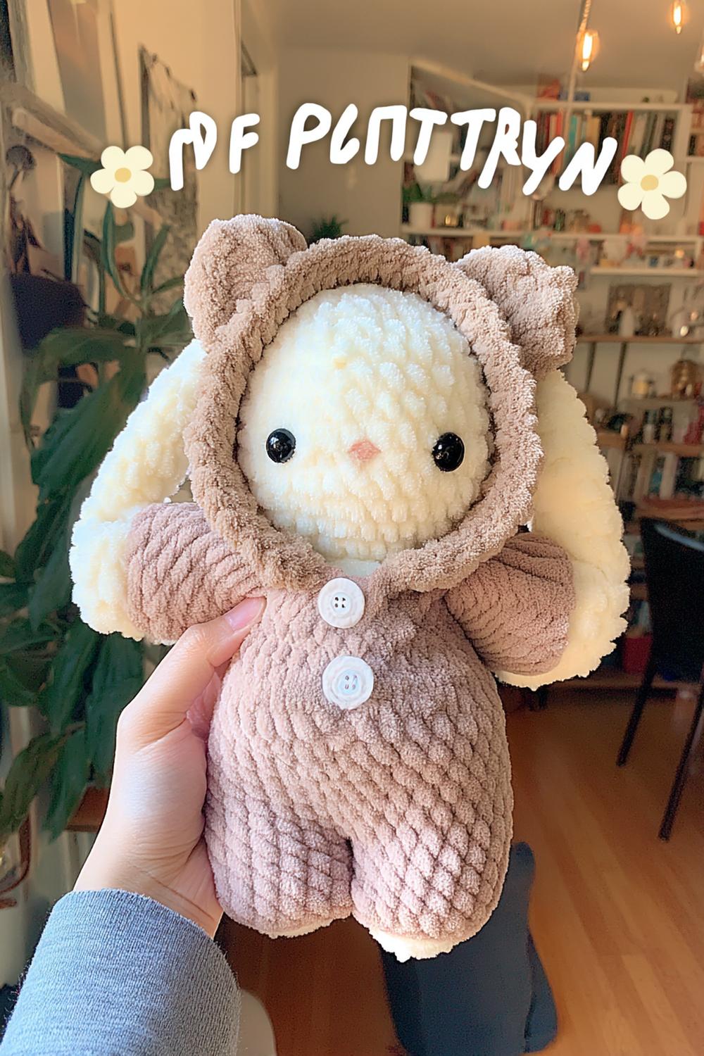 Kuscheliger Teddy im Hoodie