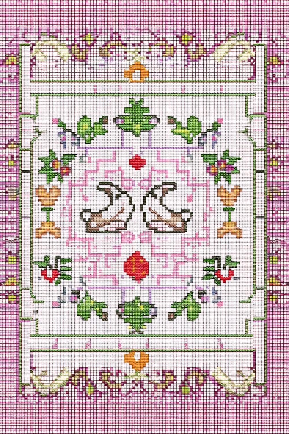 Symmetrisches Blumenmandala