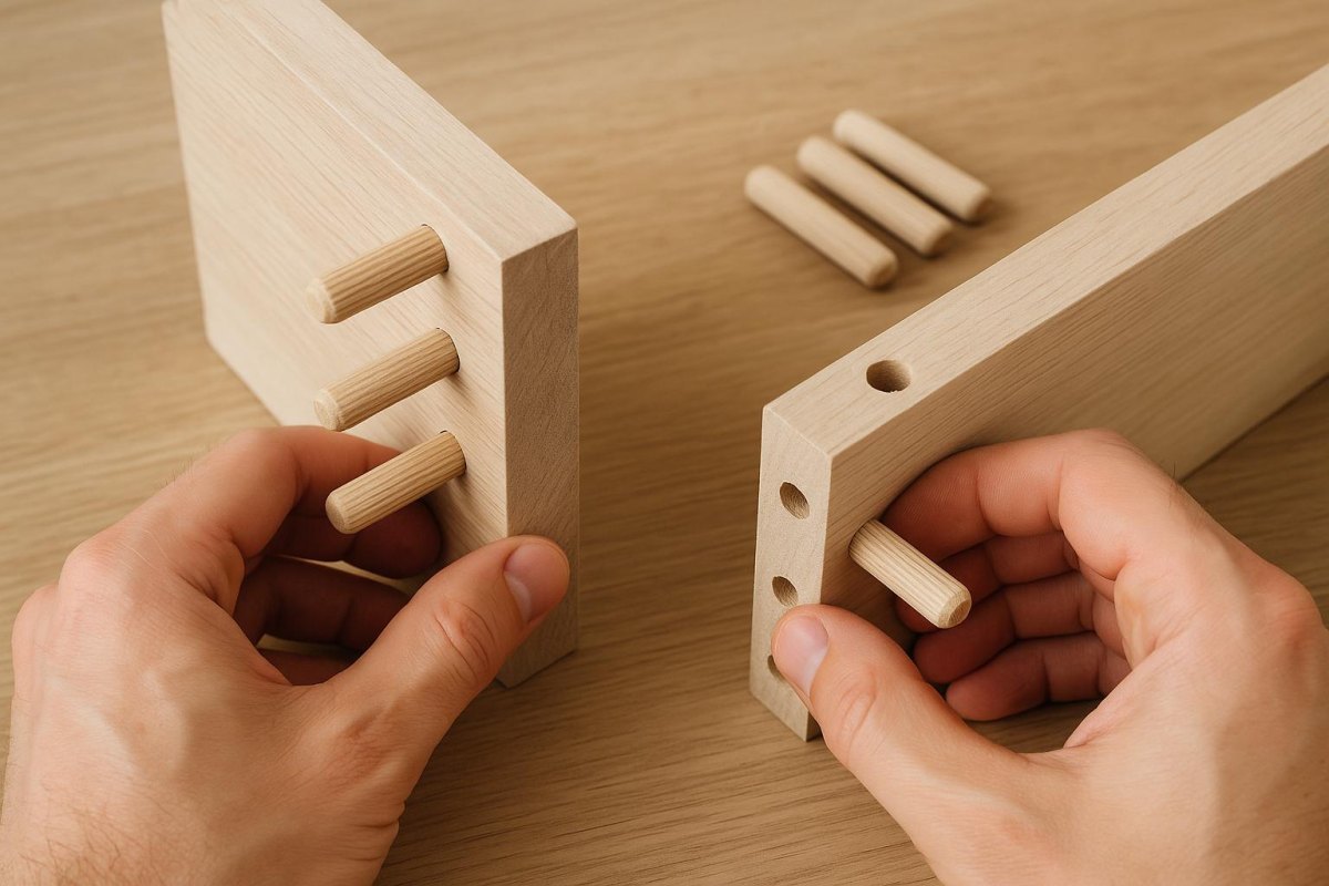 Holzdübel Möbelverbindung