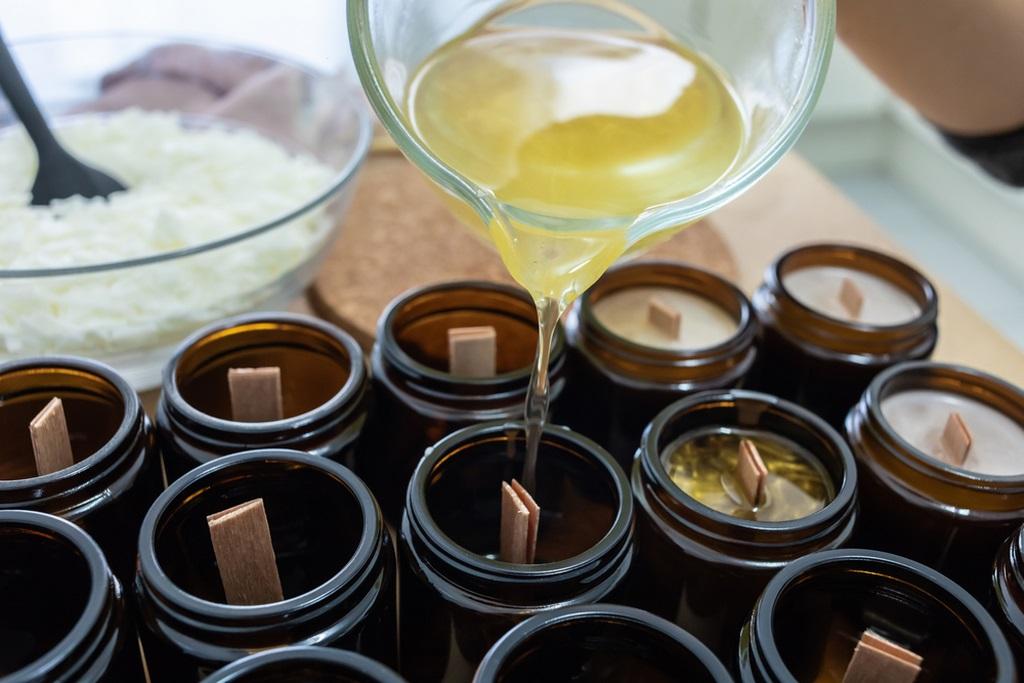 Duftkerzen im Glas DIY