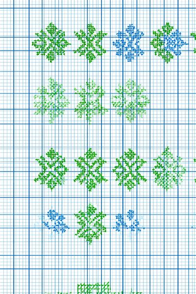 9. Raster-Layout für embroidery designs pattern mit Zentimeter-Gitter, Wiederholrapport und sauberer Ausrichtung