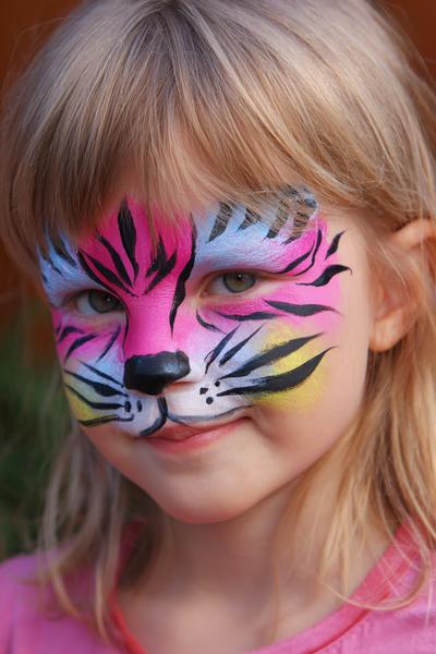 4. Schnelle Katzenmaske mit Schnurrhaaren als for face painting ideas easy ideas
