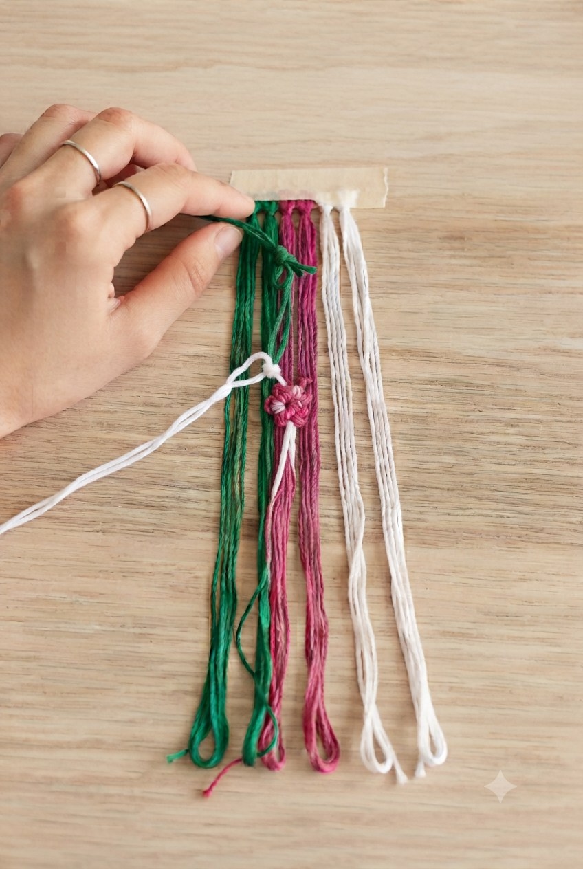 4. Blütenblätter für flower friendship bracelet patterns for simple friendship bracelet patterns ideas