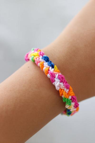 3. Fadenvorbereitung Mit Länge, Schlaufe Und Knotenstopper Für for friendship bracelets patterns tutorials ideas