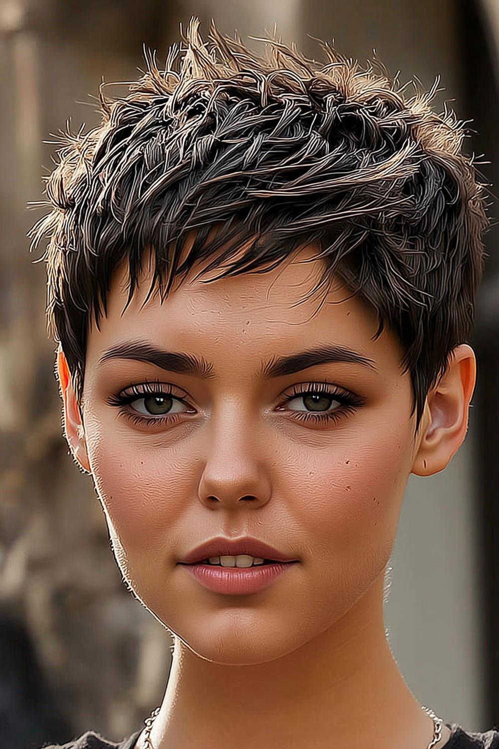 Strukturierter Pixie Cut