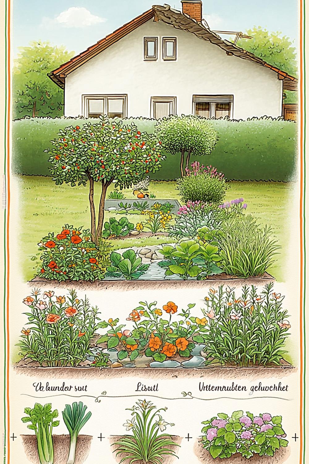 Dekorative Sichtschutzwand