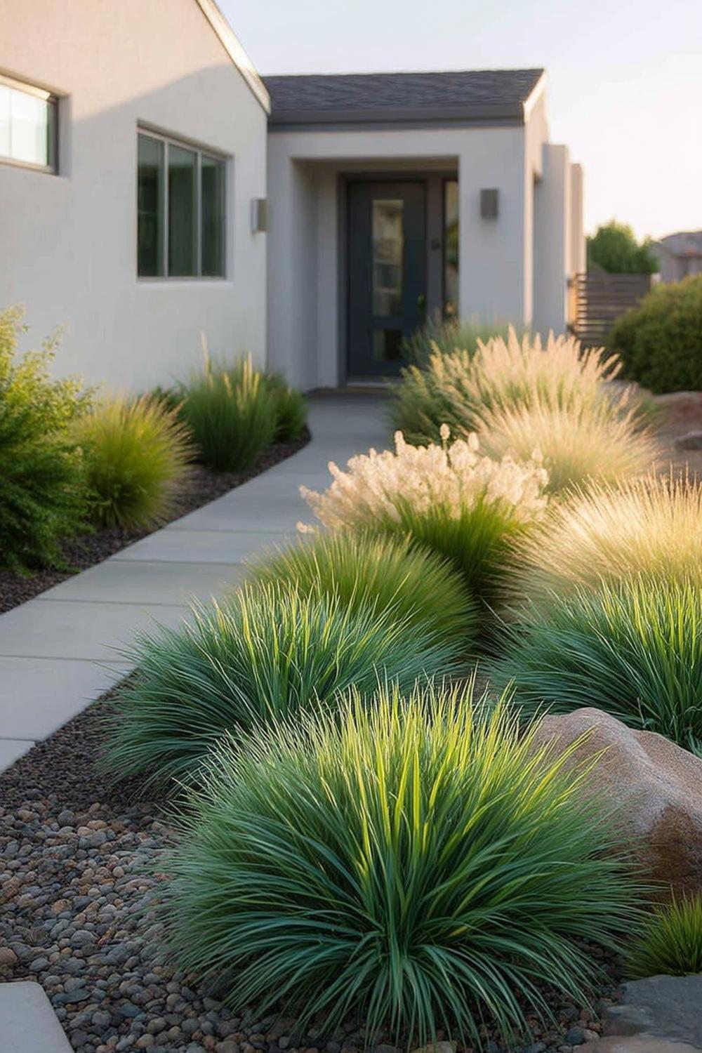 Pflegeleichte Gräser-Kombination