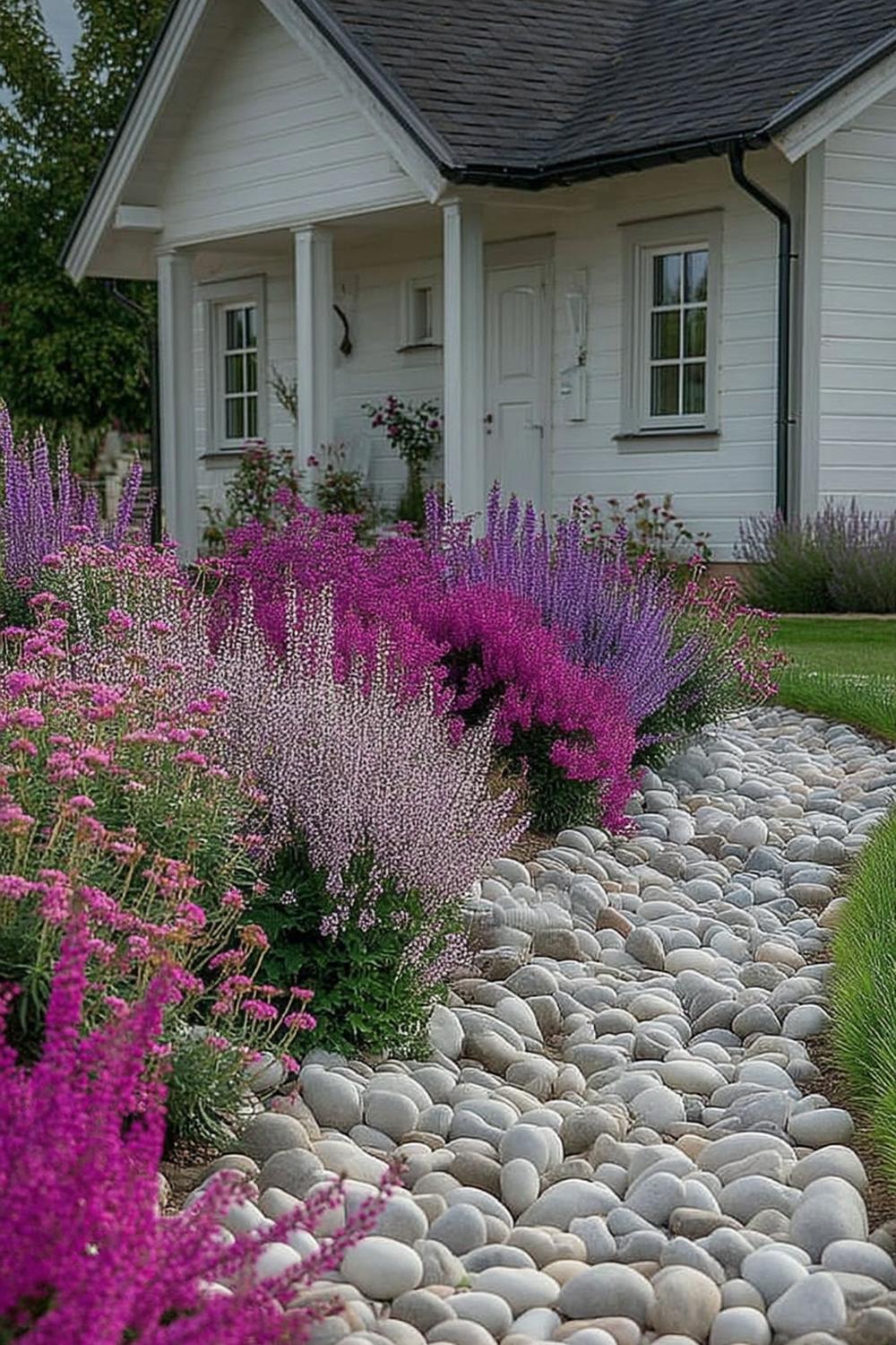 Sonnenblumen-Allee zum Haus