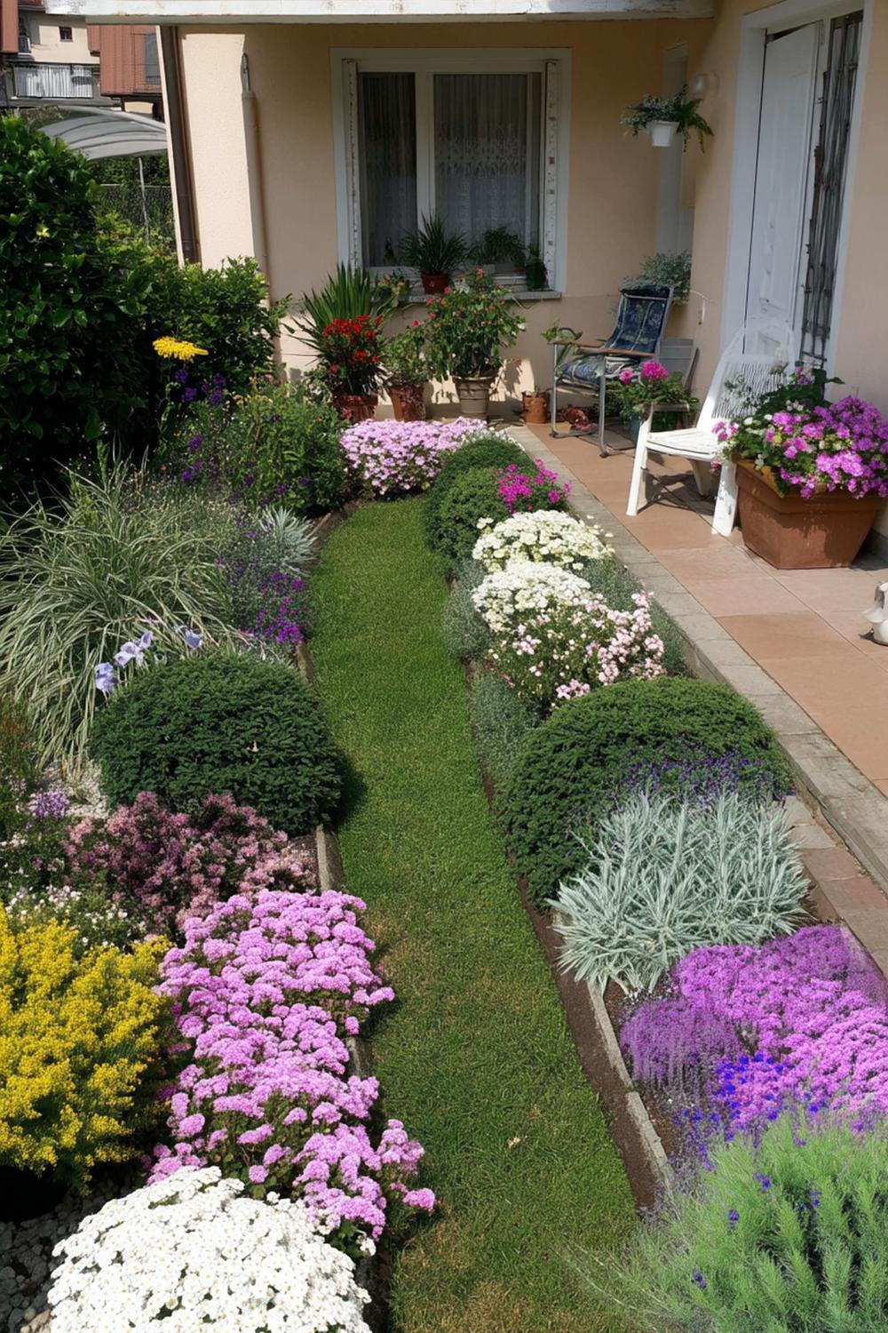 Strukturierter Schattengarten