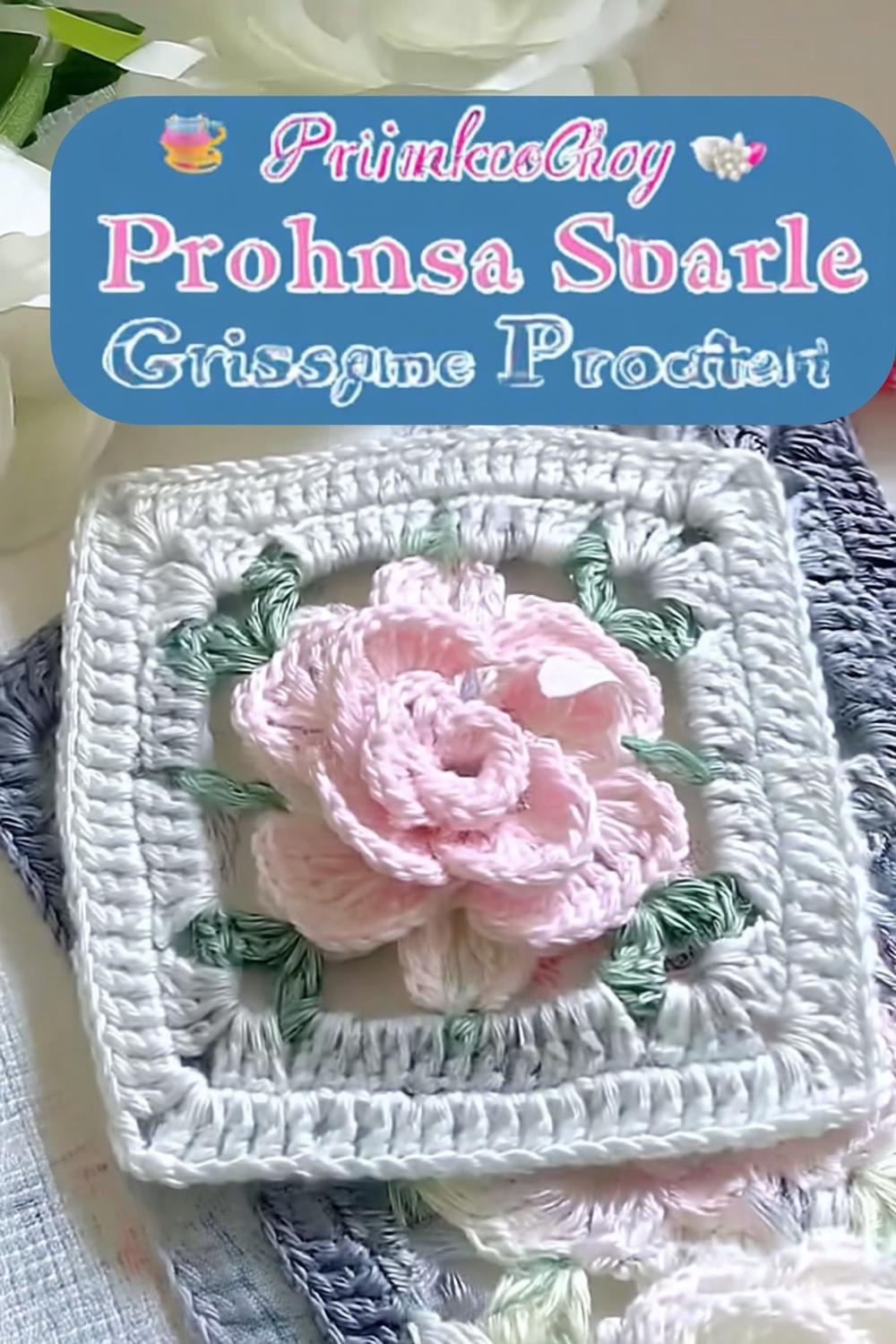 Romantisches Rosen-Quadrat