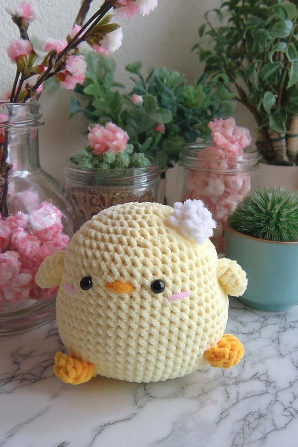 Gehäkelter Kaktus-Garten