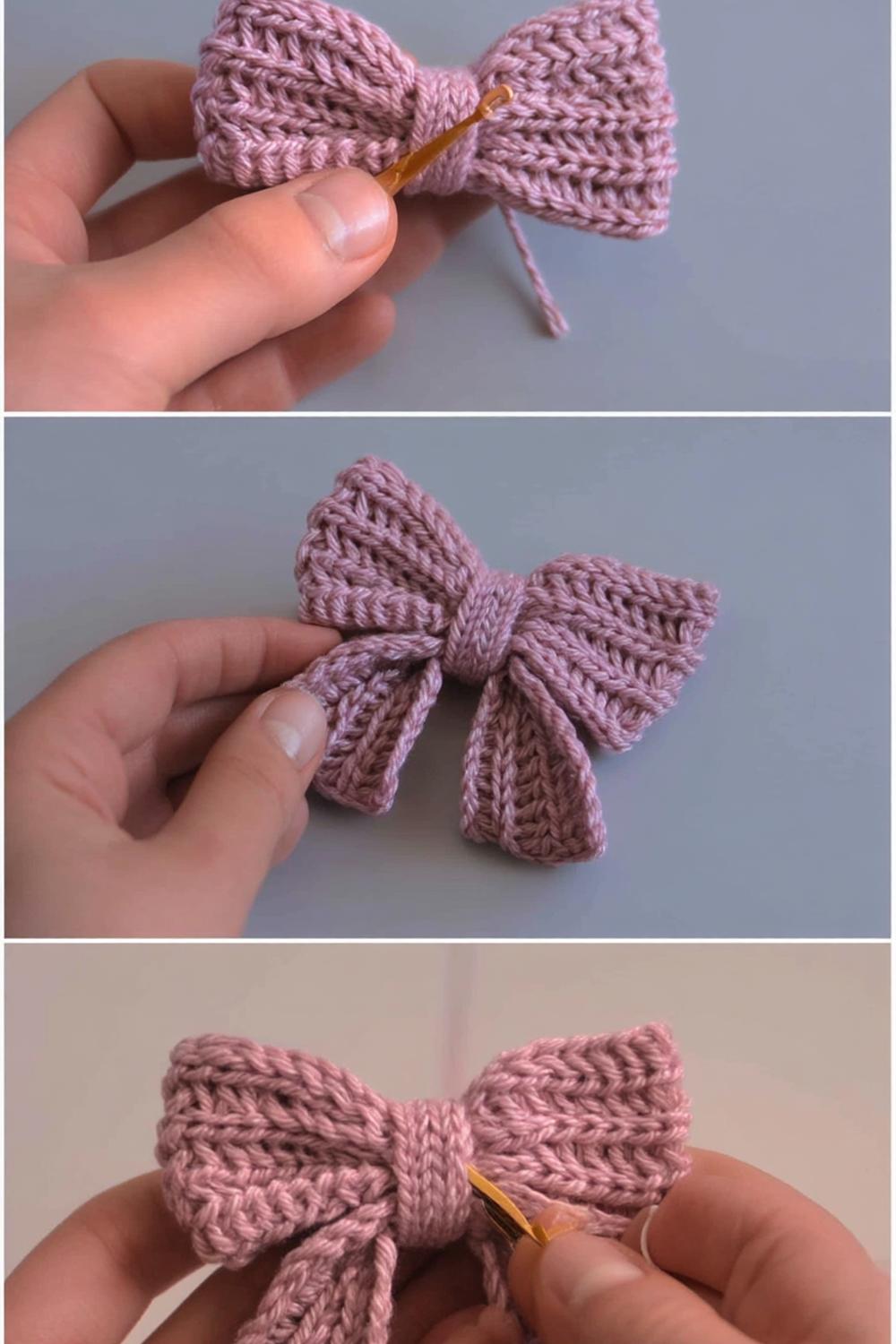 Rosa Schleife Schritt-für-Schritt