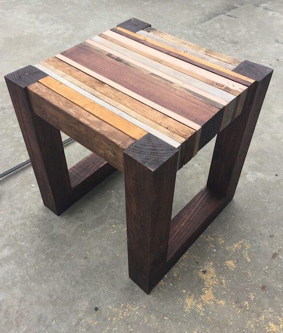 Möbel aus Holzresten