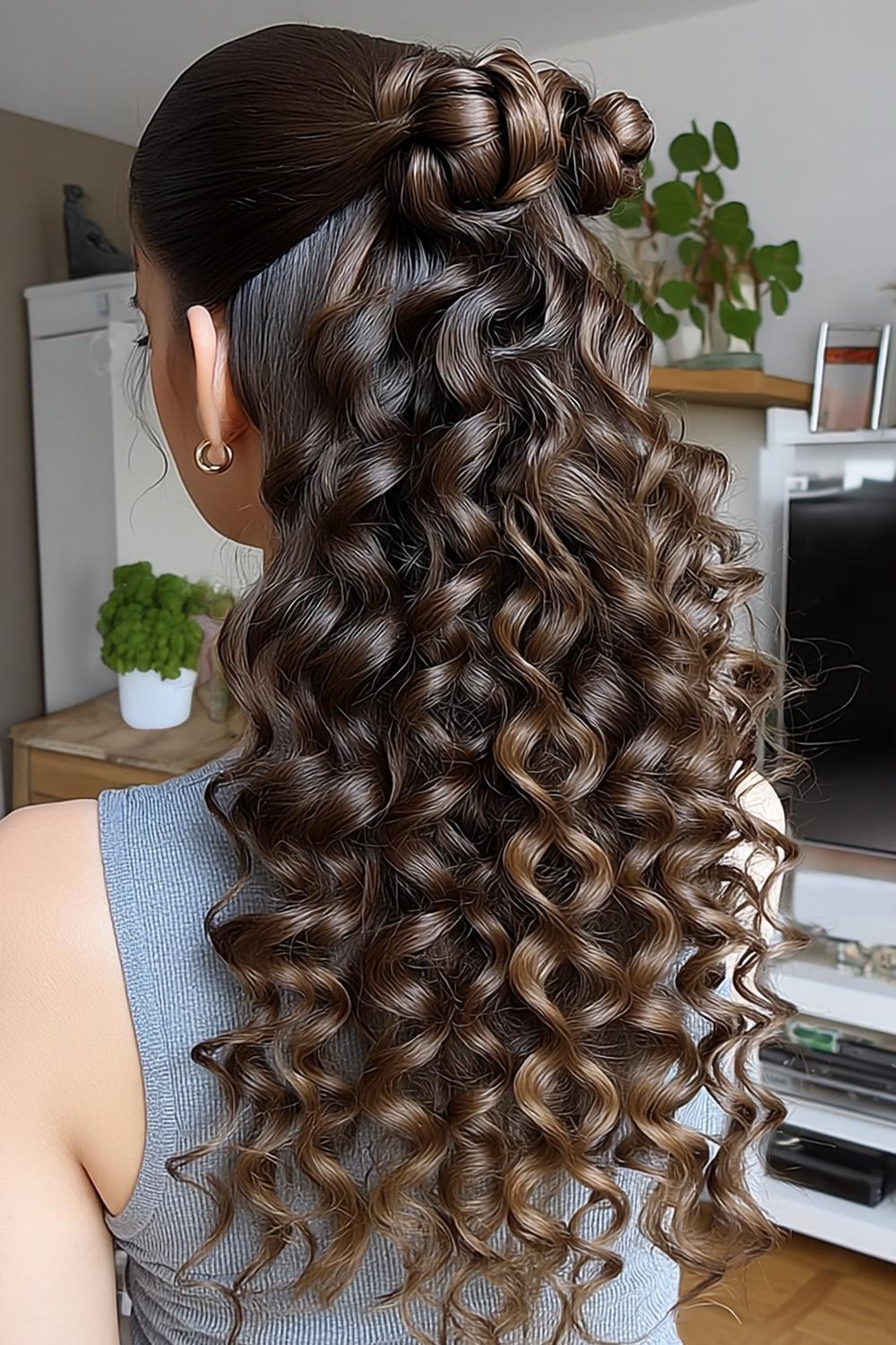 Elegante Kurzhaar-Hochsteckfrisur