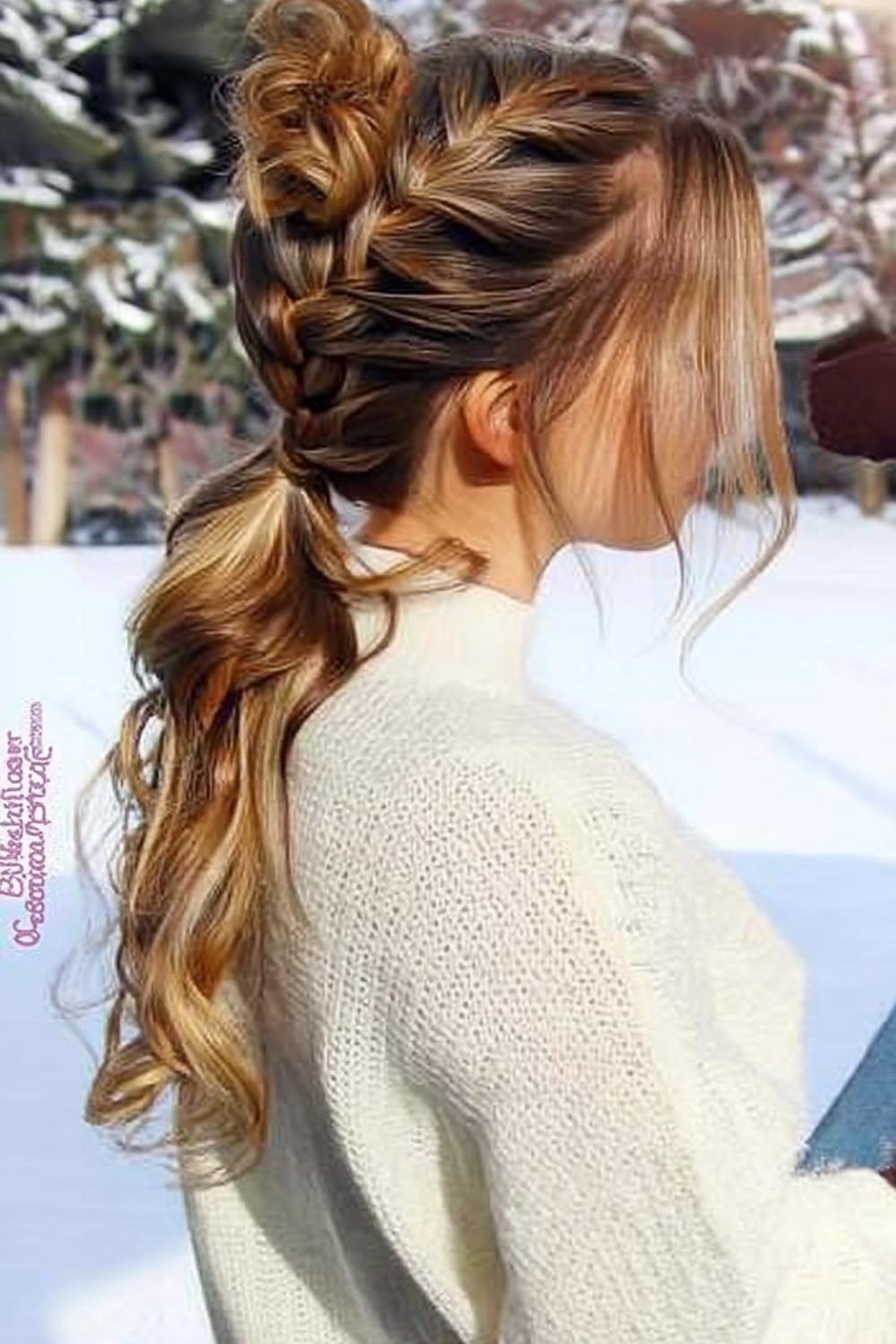 Eleganter Locken-Chignon