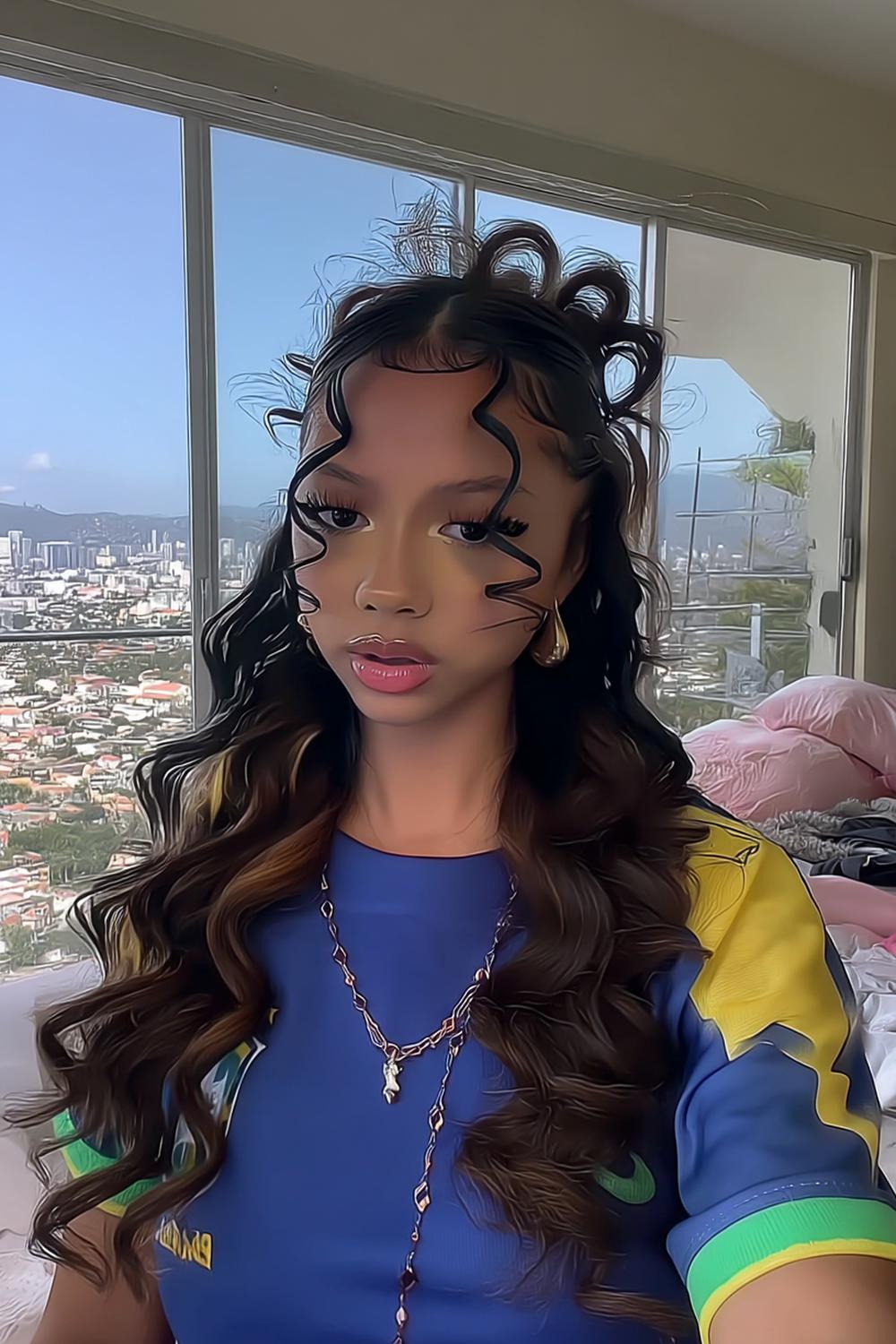 Romantische Halb-Hochsteckfrisur