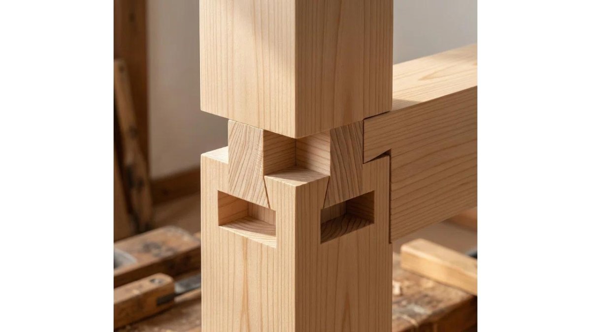 Japanische Holzverbindung Detail
