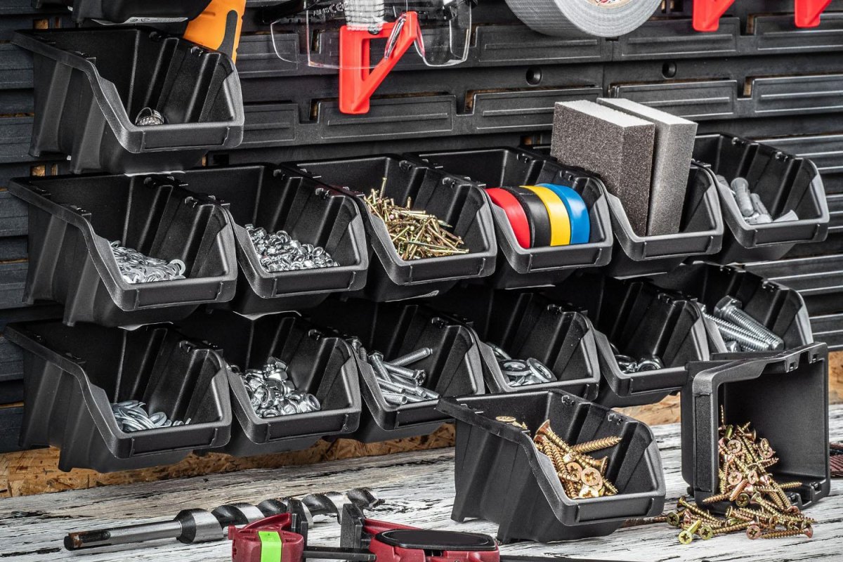 Sortierboxen für Werkstattmaterial