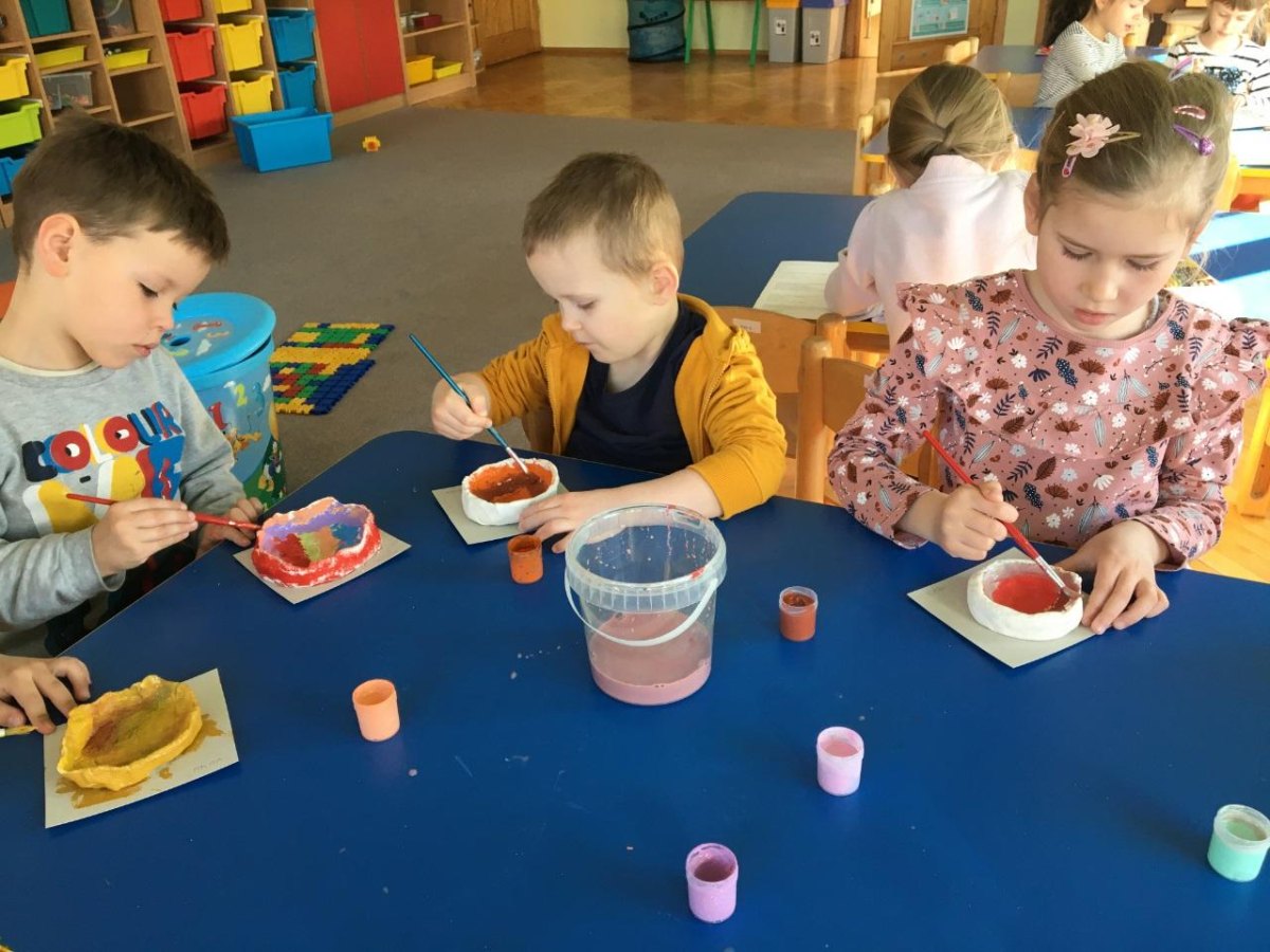Salzteig Schale Kinder basteln