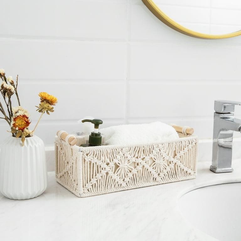 Makramee Badezimmer Organizer Kosmetik