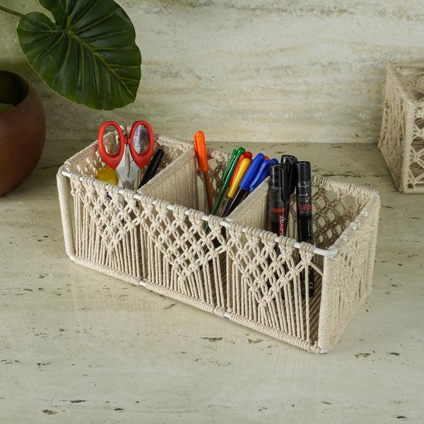 Makramee Schreibtisch Organizer Büro