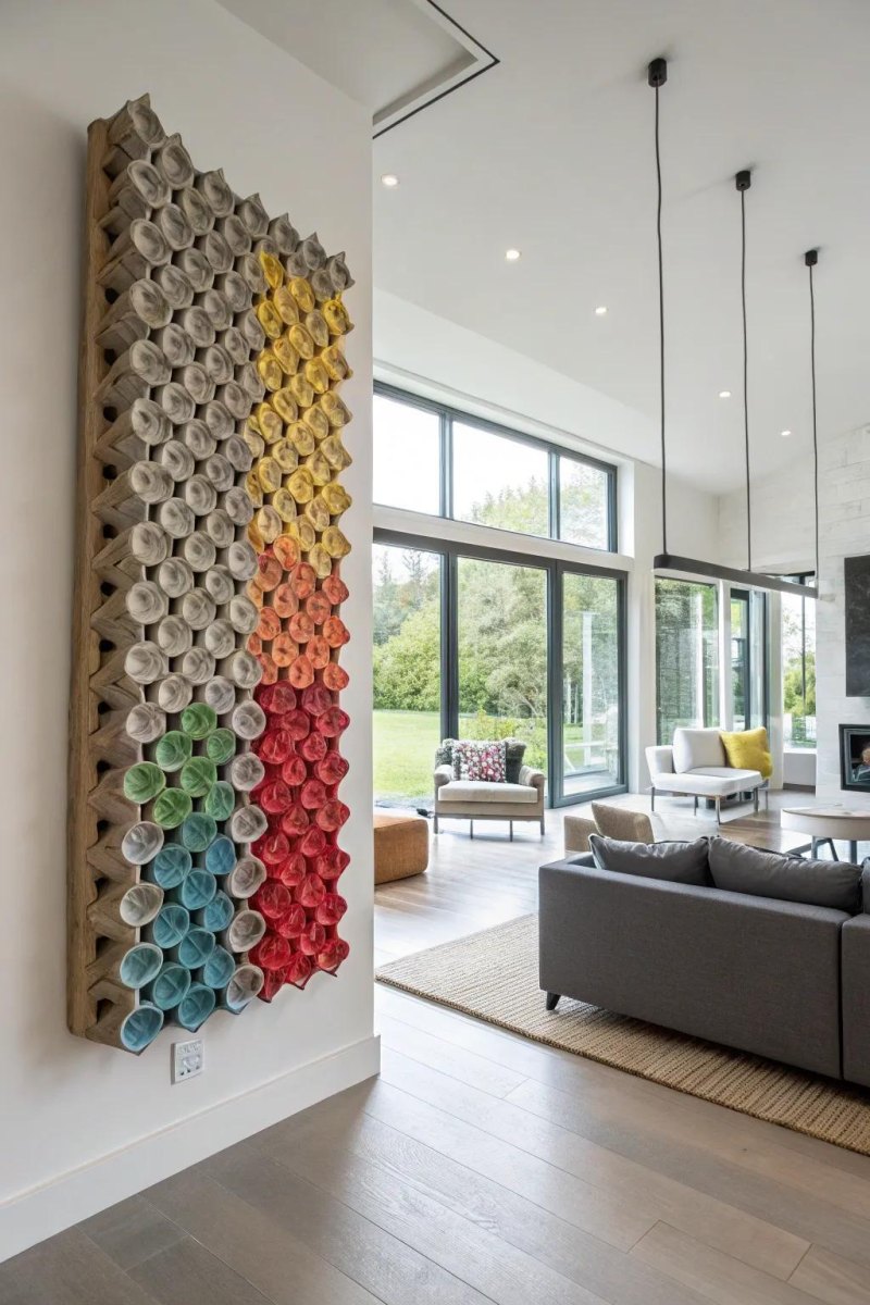 Kunst aus Eierkarton gestalten