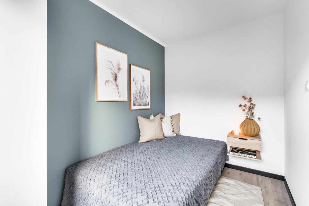 Modernes kleines Schlafzimmer Wandfarbe