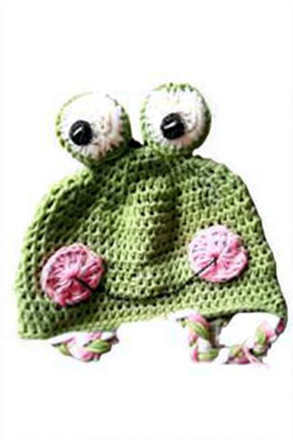 Süße Frosch-Beanie