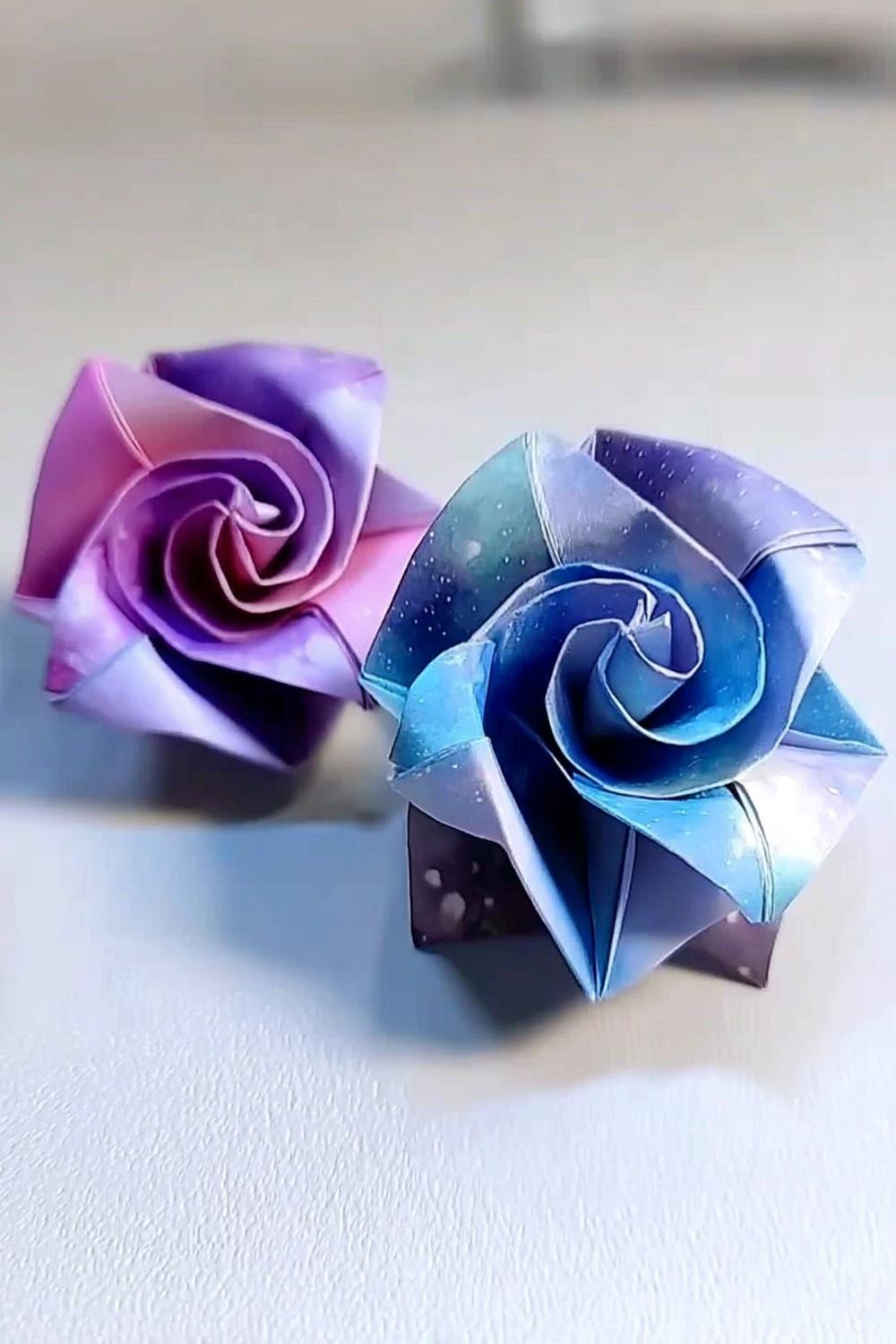 12 Origami Blumen: Wunderschöne Papierkunst selber machen