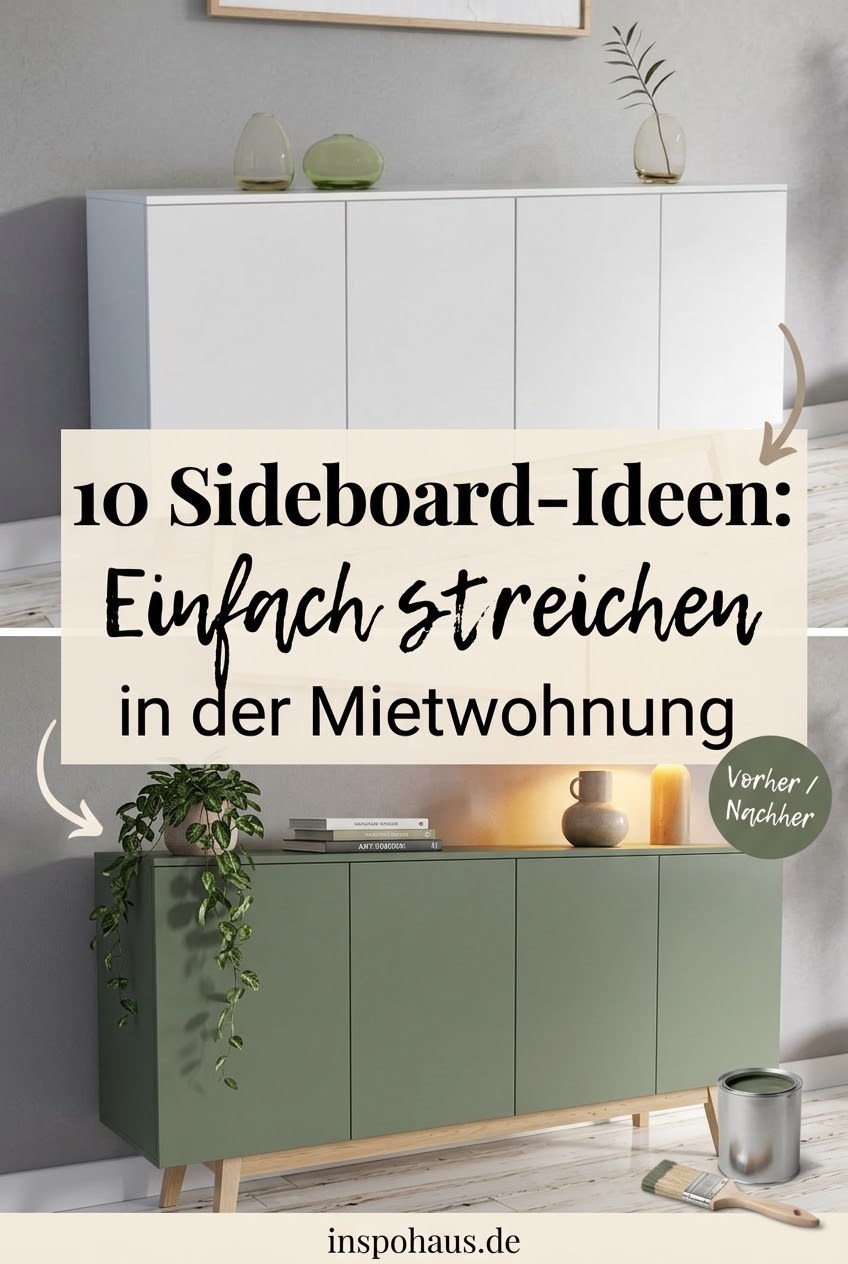 10 Sideboard-Ideen: Einfach streichen in der Mietwohnung