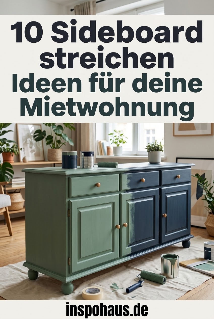 10 Sideboard streichen Ideen für deine Mietwohnung