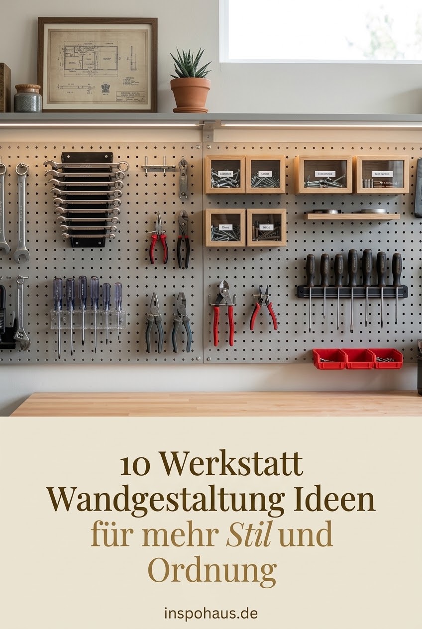 10 Werkstatt Wandgestaltung Ideen für mehr Stil und Ordnung