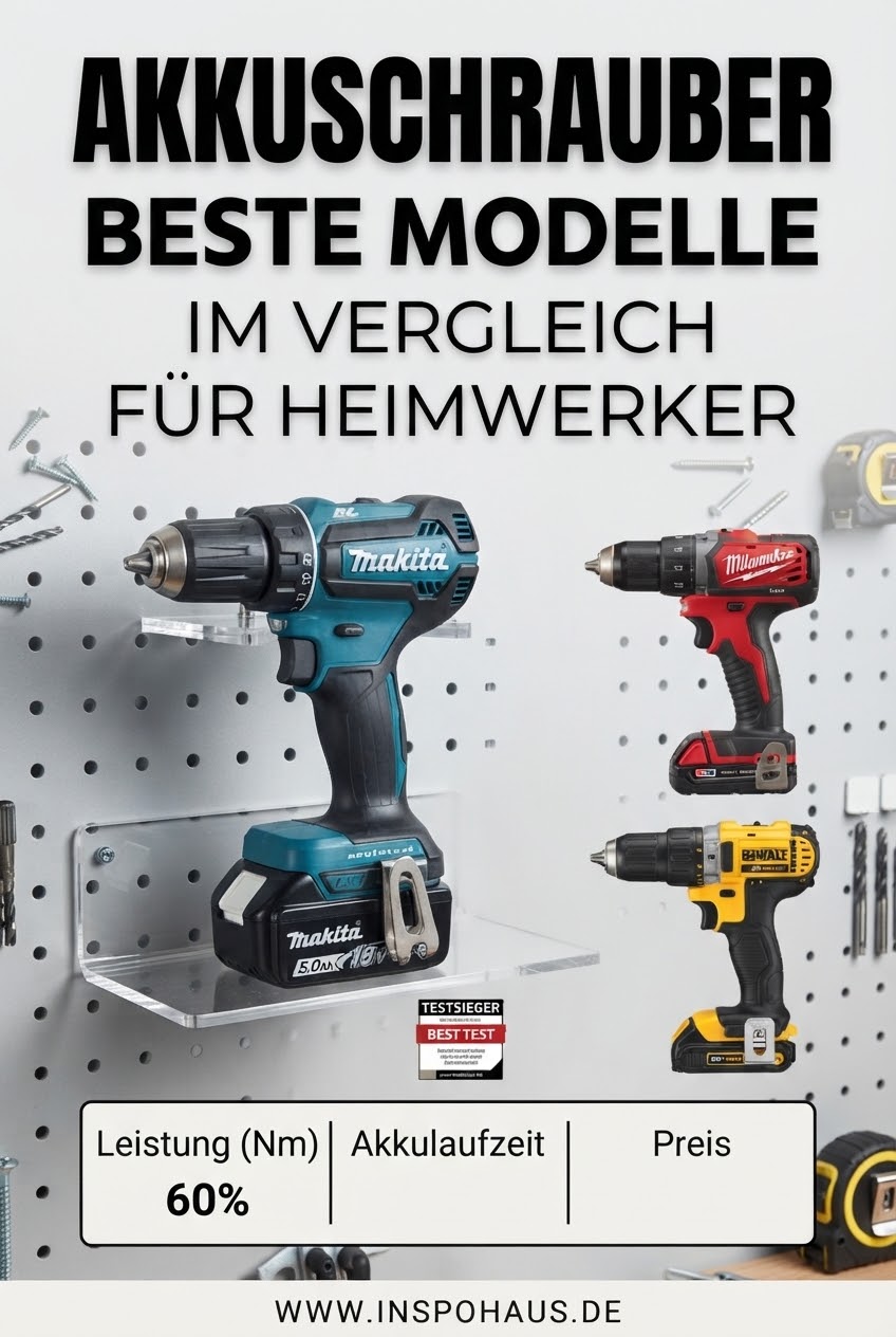 Akkuschrauber beste Modelle im Vergleich für Heimwerker