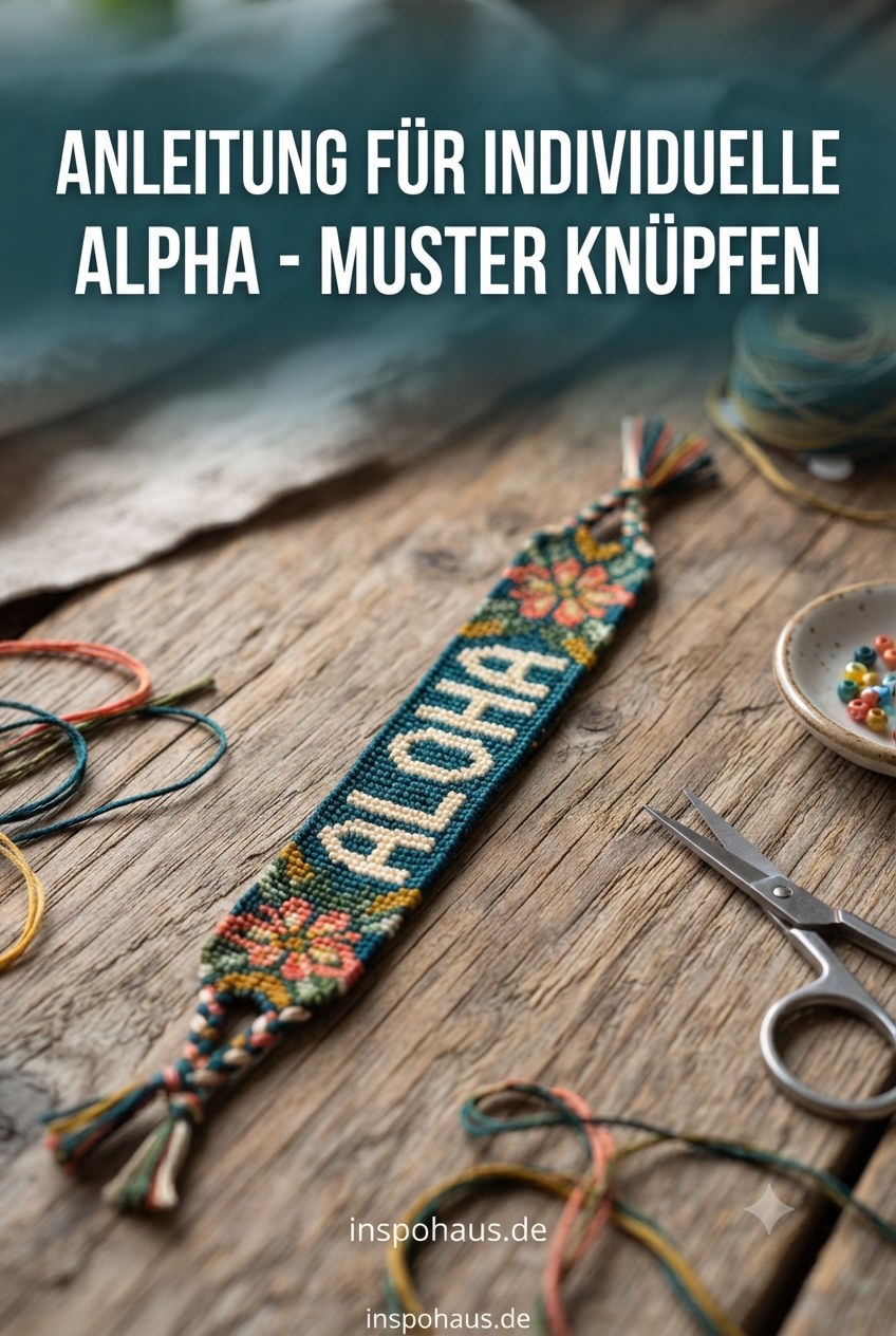 Anleitung Für Individuelle Alpha - Muster Knüpfen