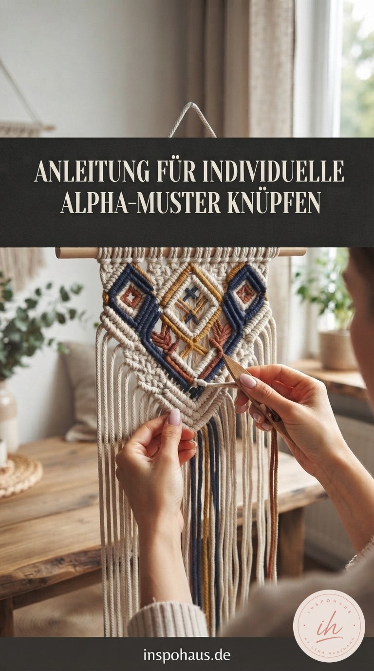 Anleitung Für Individuelle Alpha - Muster Knüpfen