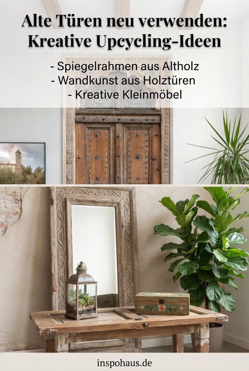 Alte Türen neu verwenden: Kreative Upcycling-Ideen
