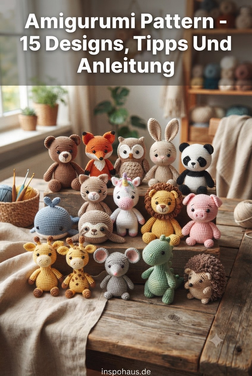 Amigurumi Pattern - 15 Designs, Tipps Und Anleitung