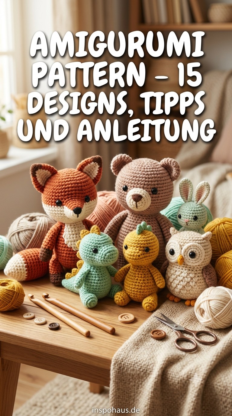Amigurumi Pattern - 15 Designs, Tipps Und Anleitung
