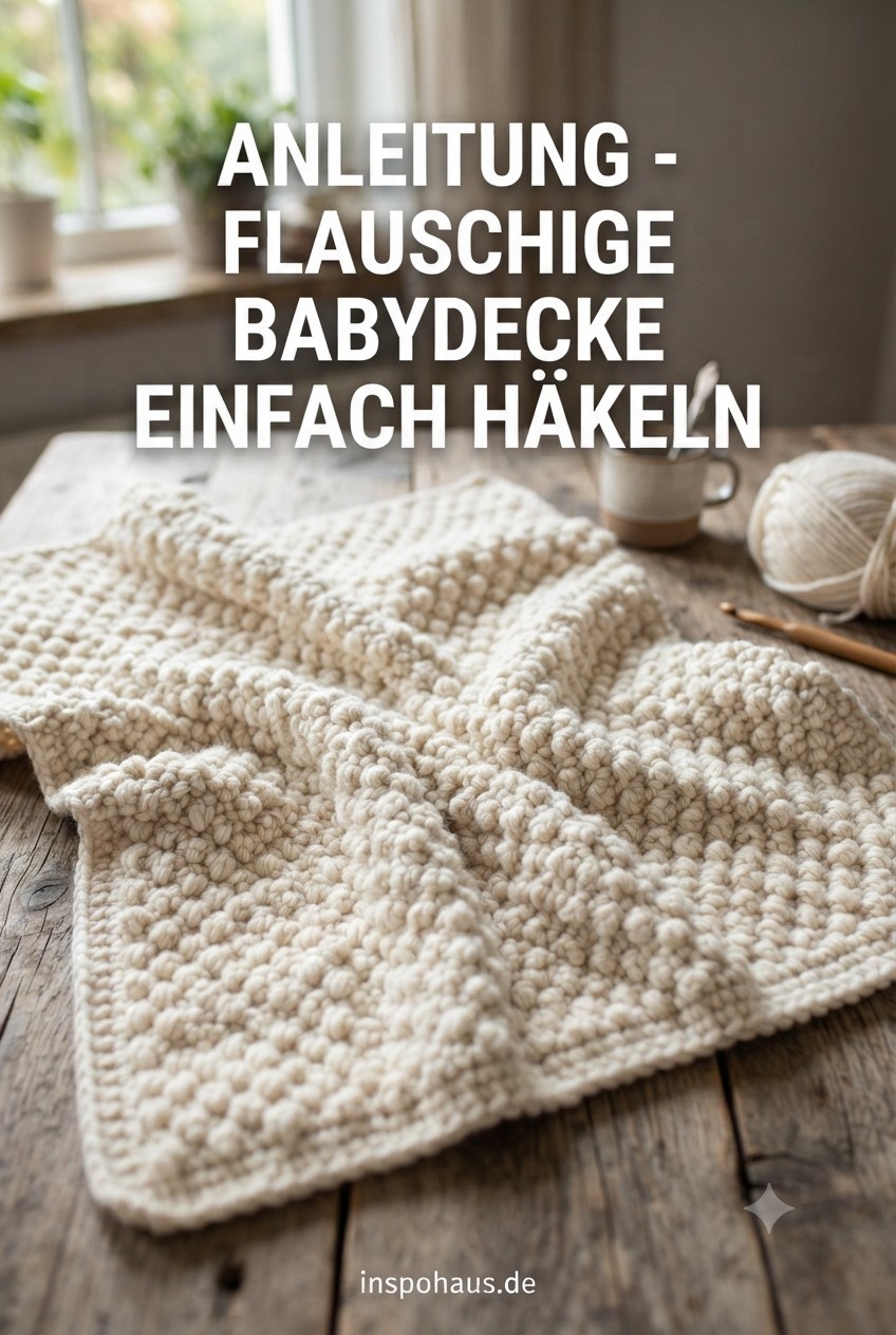 Anleitung - Flauschige Babydecke Einfach Häkeln