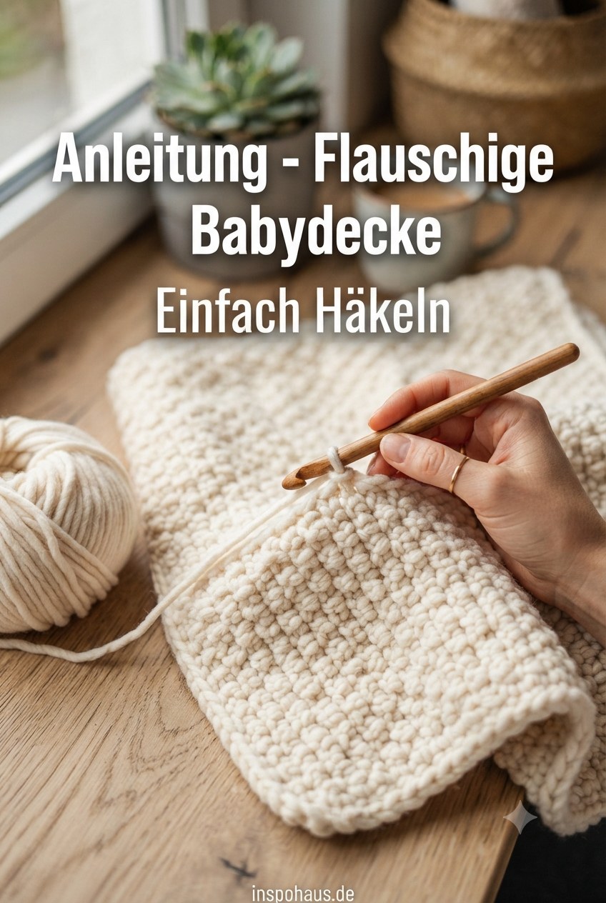 Anleitung - Flauschige Babydecke Einfach Häkeln